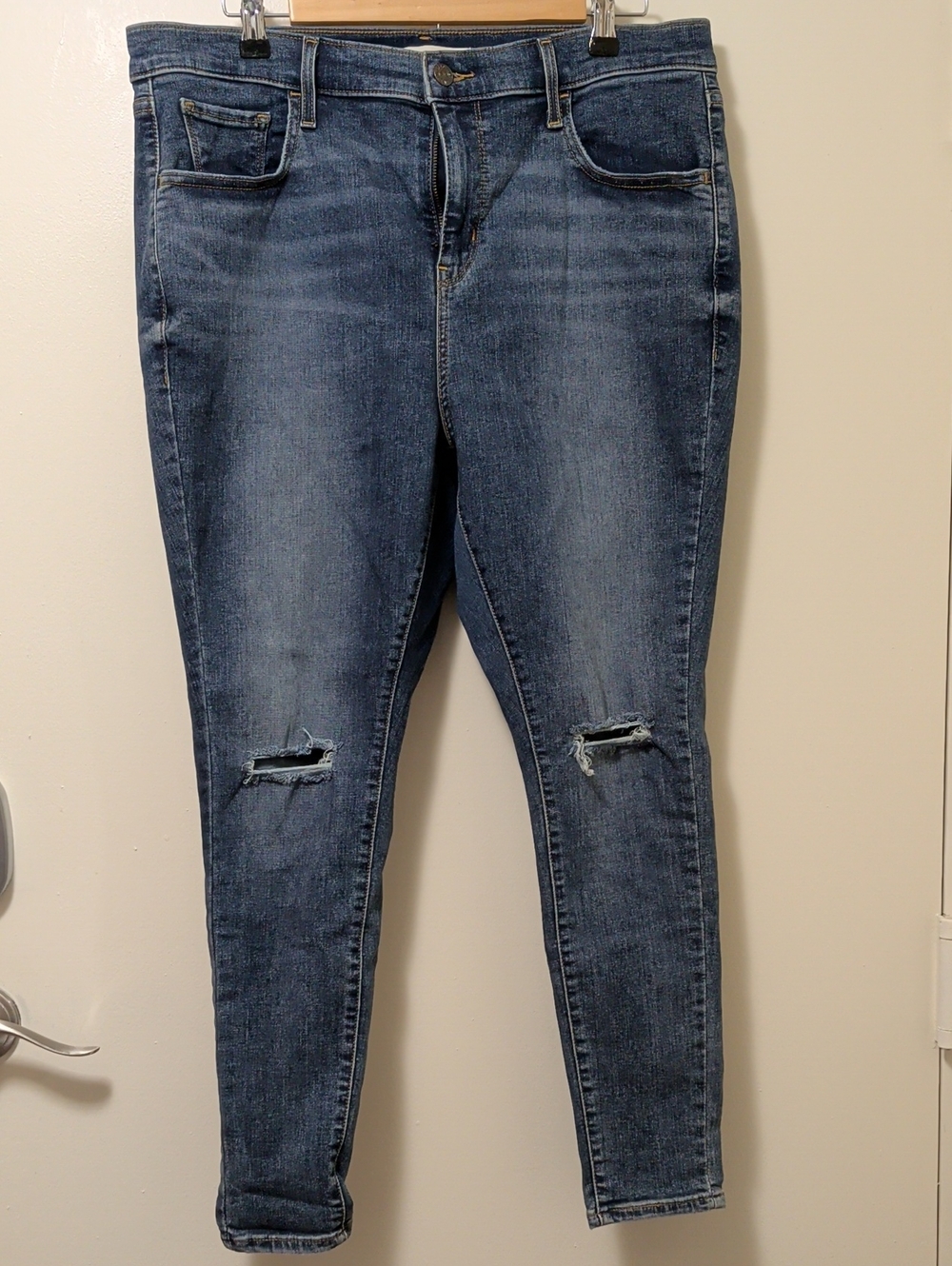 Levi's 720 High Rise Super Skinny Jeans Size 16W